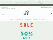 Tablet Screenshot of joythestore.com